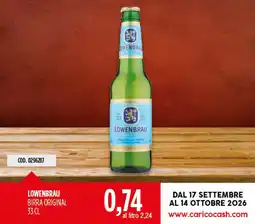 Carico Cash & Carry Lowenbrau Birra Original offerta