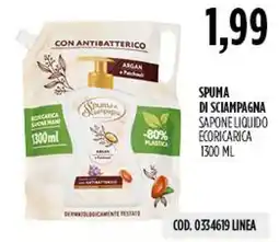 Carico Cash & Carry Spuma di sciampagna sapone liquido ecoricarica offerta