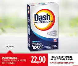 Carico Cash & Carry Dash professional detersivo lavatrice in polvere offerta
