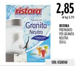 Carico Cash & Carry Ristora preparato per granita neutra offerta