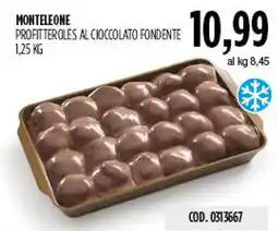 Carico Cash & Carry Monteleone profiteroles al cioccolato fondente offerta