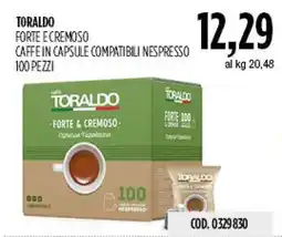 Carico Cash & Carry Toraldo Caffè in capsule compatibili Nespresso offerta