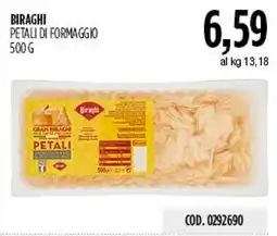 Carico Cash & Carry Biraghi petali di formaggio offerta