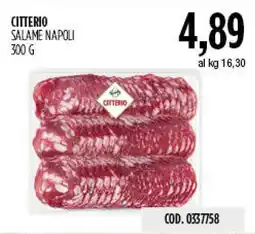 Carico Cash & Carry Salame napoli Citterio offerta