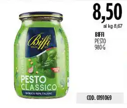 Carico Cash & Carry Biffi pesto classico offerta