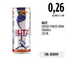Carico Cash & Carry Blitz energy drink original offerta