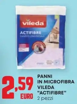 Panorama Panni in microfibra Vileda Actifibre offerta