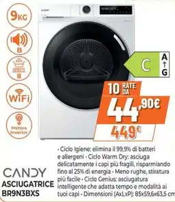 Extracoop Candy asciugatrice BR9N3BXS offerta
