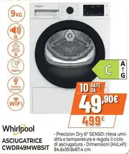 Extracoop Whirlpool Asciugatrice offerta