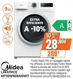 Extracoop Midea lavatrice offerta