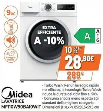 Midea lavatrice
