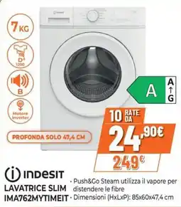 Extracoop Indesit Lavatrice Slim IMA762MYTIMEIT offerta