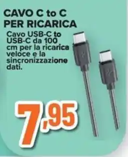 Extracoop Cavo USB-C to USB-C offerta