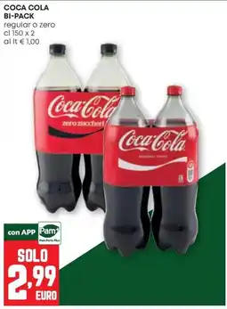 Pam Coca-Cola bi-pack offerta