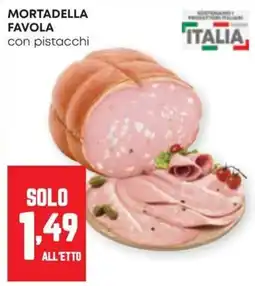 Panorama Mortadella Favola con pistacchi offerta