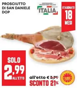 Panorama Prosciutto di San Daniele DOP offerta