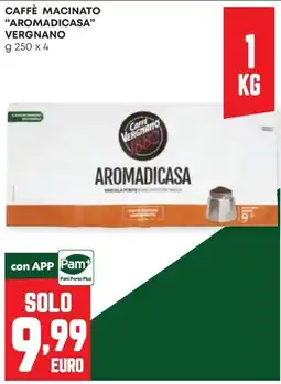 Panorama Caffè macinato Aromadicasa Vergnano offerta