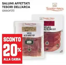 Panorama Salumi affettati assortiti Tesori dell'Arca offerta