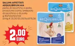 Panorama Salumi affettati Aequilibrium AIA offerta