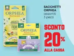 Panorama Sacchetti Orphea offerta