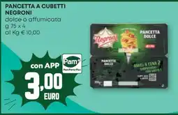 Pam Pancetta a cubetti Negroni offerta