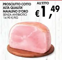 èccoMI Prosciutto cotto alta qualità maialino d'oro offerta