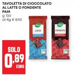 Panorama Tavoletta di cioccolato Pam offerta