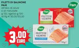 Panorama Filetti di salmone Pam offerta