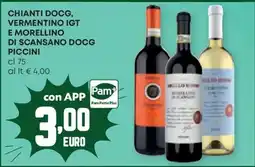 Panorama Chianti DOCG, Vermentino IGT e Morellino di Scansano DOCG Piccini offerta