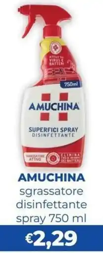 La Saponeria Amuchina sgrassatore disinfettante spray offerta
