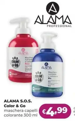 La Saponeria ALAMA S.O.S. Color & Go maschera capelli colorante offerta