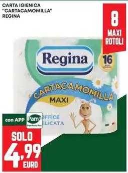Panorama Carta igienica Regina Cartacamomilla Maxi offerta