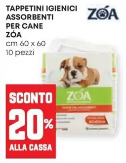 Panorama Tappetini igienici assorbenti per cane ZóA offerta