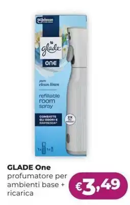 La Saponeria GLADE One profumatore per ambienti base offerta