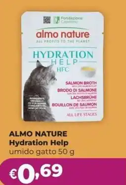 La Saponeria Almo Nature Hydration Help umido gatto offerta