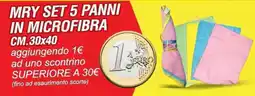 Maury's MRY set 5 panni in microfibra offerta