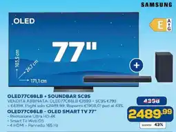 Euronics Bruno Samsung OLED77C66LB - OLED SMART TV 77" offerta