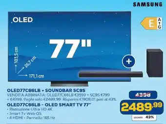 Samsung OLED77C66LB - OLED SMART TV 77"