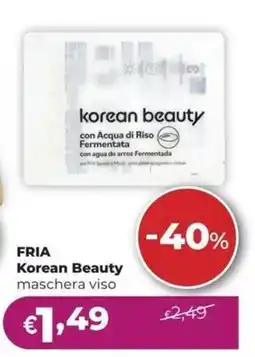 La Saponeria FRIA Korean Beauty maschera viso offerta