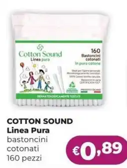 La Saponeria Cotton Sound Linea Pura bastoncini cotonati offerta