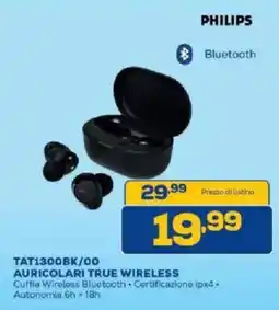Euronics Bruno Philips Auricolari True Wireless offerta