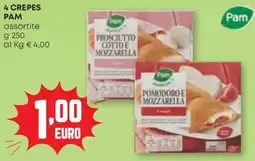 Pam 4 crepes Pam assortite offerta