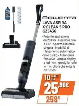 Extracoop Rowenta Lava Aspira X-Clean 5 Pro offerta