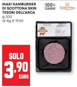 Pam Maxi hamburger di scottona skin Tesori dell'Arca offerta