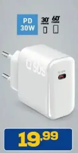 Euronics Bruno Wall Charger PD 30W offerta