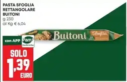 Pam Pasta sfoglia rettangolare Buitoni offerta