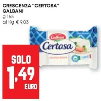 Pam Crescenza Certosa Galbani offerta