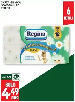 Pam Carta igienica Camomilla Regina offerta