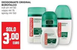 Pam Deodorante original Borotalco offerta