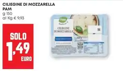 Pam Ciliegine di mozzarella Pam offerta